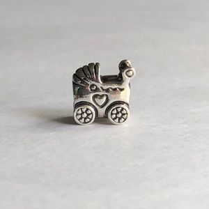 Retired Pandora Baby Carriage Charm